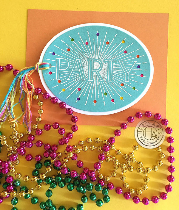 Party Woodblock Stamp