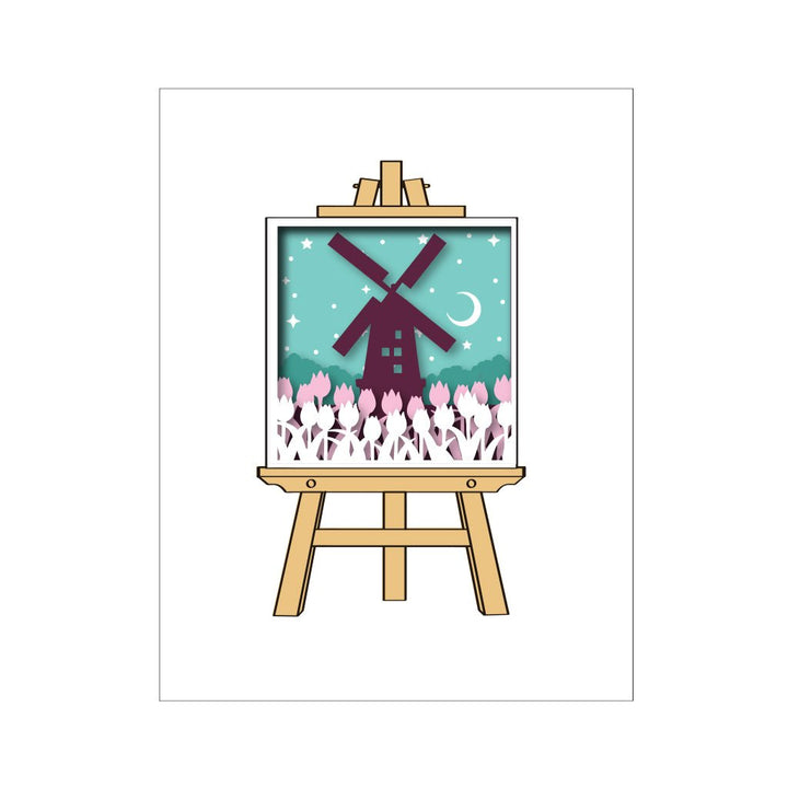 K6474 Painting Easel - Hero Arts