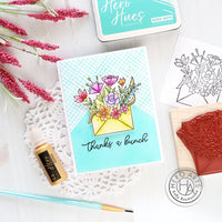 K6489 Floral Envelope - Hero Arts