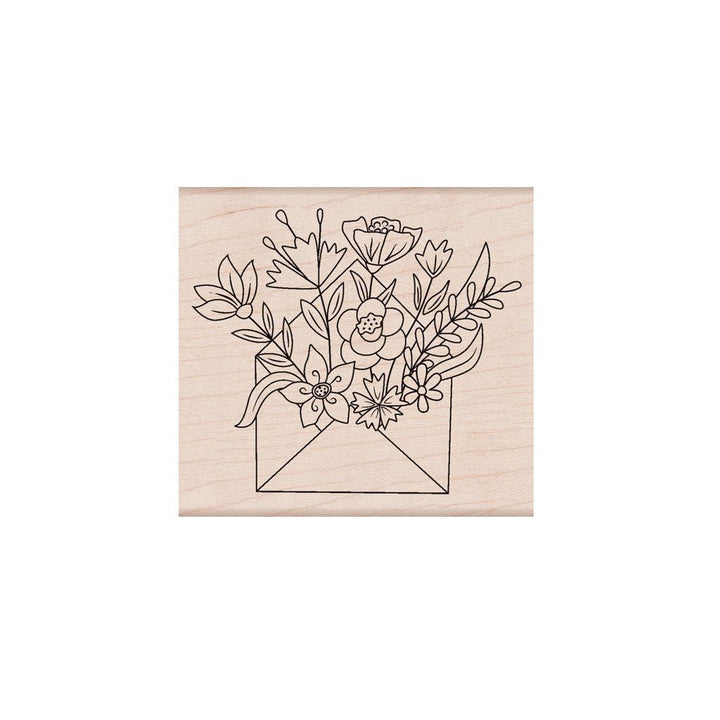 K6489 Floral Envelope - Hero Arts