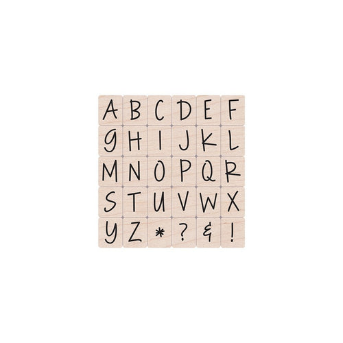 LL243 Happy Upper Case Alphabet - Hero Arts