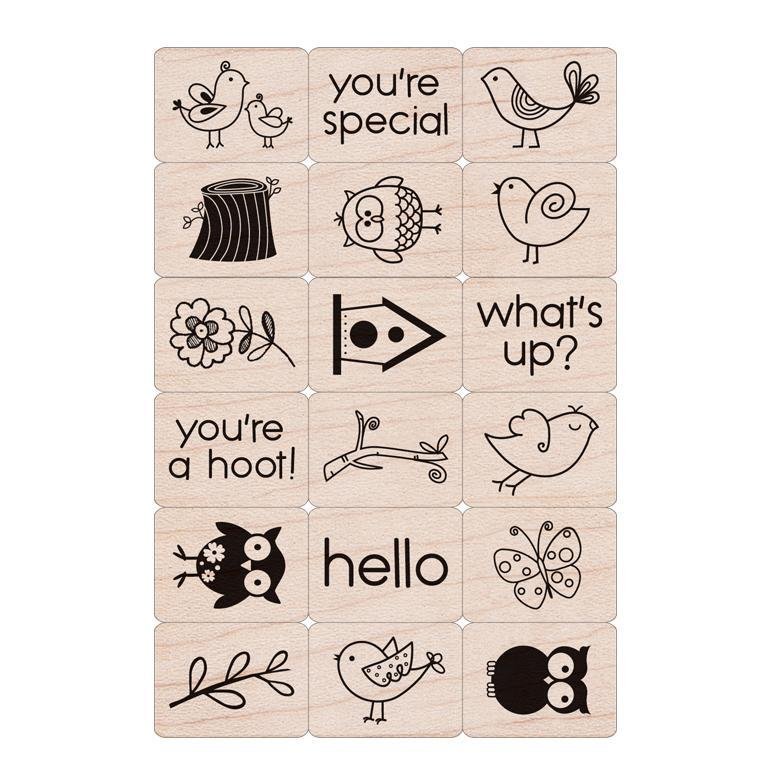 【Hero arts】 ウッドスタンプいろいろ7つセット cm713-lemonade-day-