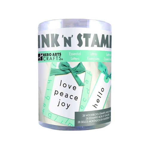 LP484 Essential Letters Ink 'n' Stamp - Hero Arts