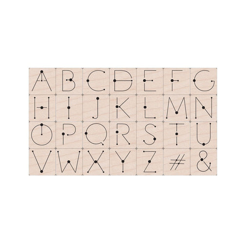 LP485 Modern Dot Alphabet - Hero Arts