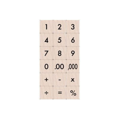 Math Fun Woodblock Ink 'n' Stamp
