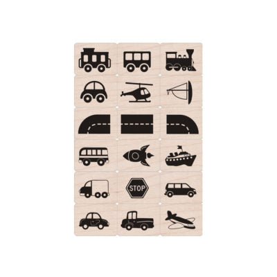 LP492 Toy Vehicles Ink 'n' Stamp - Hero Arts