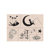 Life Is But a Dream Woodblock Stamp