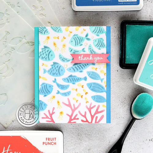 LS0724 July Layering Stencil of the Month - Hero Arts