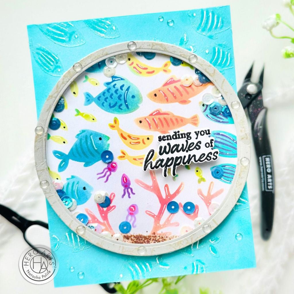 LS0724 July Layering Stencil of the Month - Hero Arts