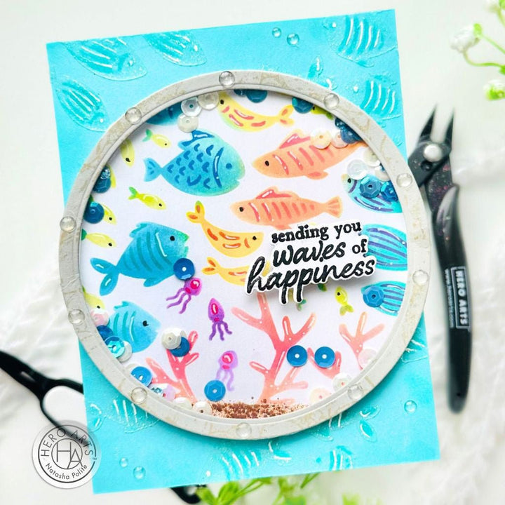 LS0724 July Layering Stencil of the Month - Hero Arts