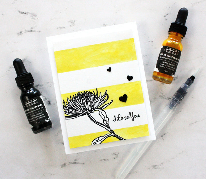 PD110 Liquid Watercolor Dandelion - Hero Arts