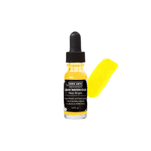 Liquid Watercolor Neon Brights Sunshine