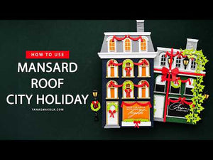 Mansard Roof Etched Dies by Yana Smakula
