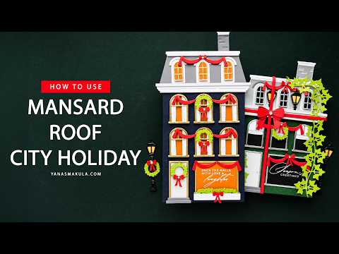 Mansard Roof Etched Dies by Yana Smakula
