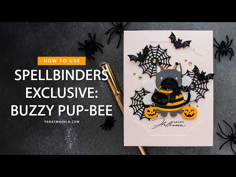 Spellbinders Exclusive: Buzzy Pup-Bee Etched Dies