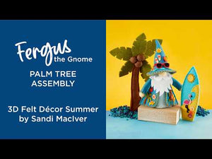 Palm Tree Etched Dies by Sandi MacIver