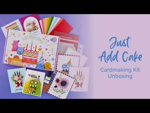 Just Add Cake Birthday Cardmaking Kit