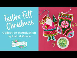 Festive Stocking Etched Dies by Lolli & Grace