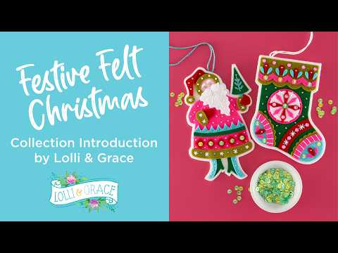 Festive Stocking Etched Dies by Lolli & Grace
