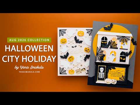 Happy Halloween Sentiments Press + Foil Plate & Die Set by Yana Smakula