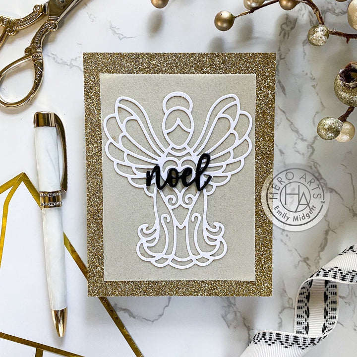 PS778 Glitter Paper Holiday Sparkle - Hero Arts