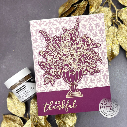 PW123 Gold Glitter Embossing Powder - Hero Arts