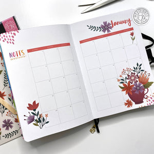 Colorful Florals Hero Transfers