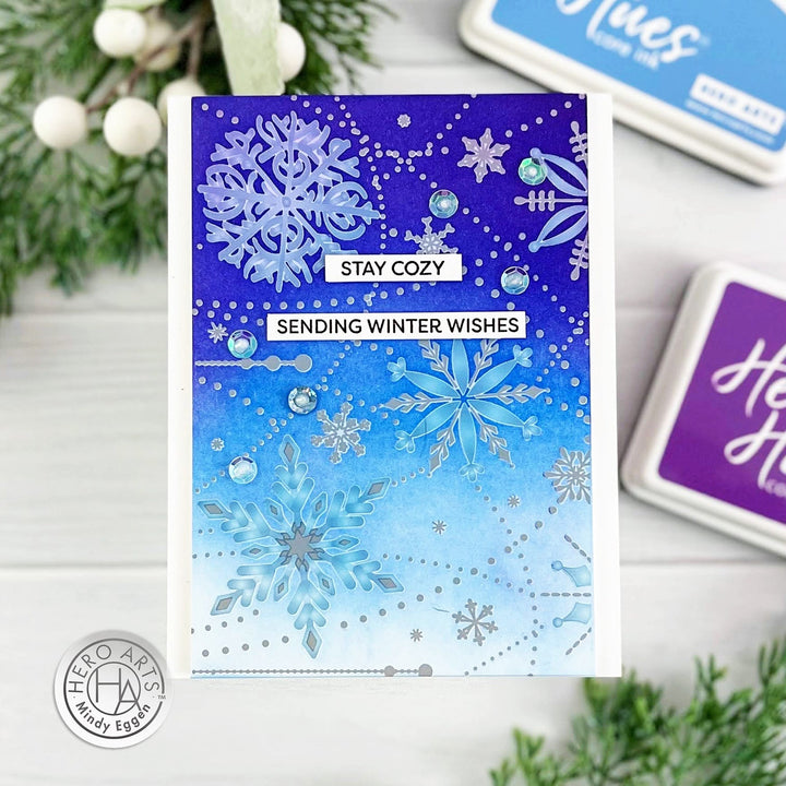 RT115 Snowflake Hero Transfers - Hero Arts