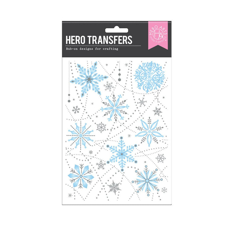 RT115 Snowflake Hero Transfers - Hero Arts