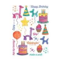 RT126 Birthday Party Hero Transfers - Hero Arts