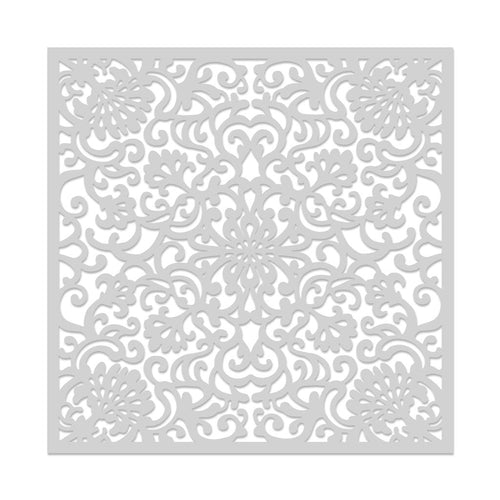 SA119 Ornate Floral Stencil - Hero Arts