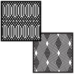 SA138 Art Deco Stencil Pairs 6x6 - Hero Arts