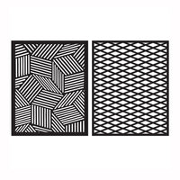 SA149 Lines and Patterns Stencil Pairs - Hero Arts