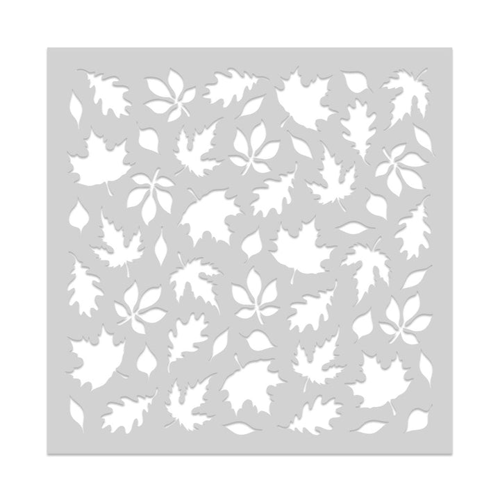 SA175 Fall Leaves Stencil - Hero Arts