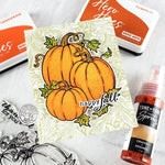 SA198 Color Layering Pumpkin Bunch Stencils - Hero Arts