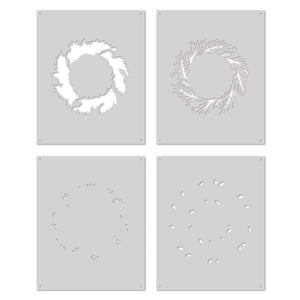 Color Layering Wreath Stencils