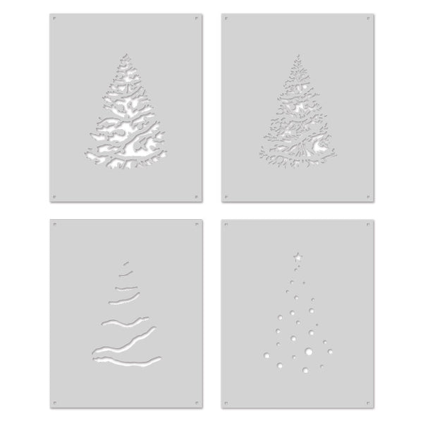 Color Layering O Christmas Tree Stencils