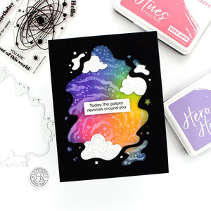 Nebula Cluster Stencil