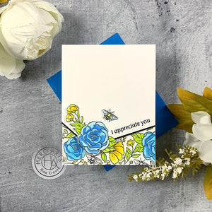 Color Layering Roses Stencils