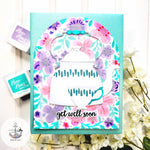 SA232 Color Layering Bold Flowers Stencils - Hero Arts