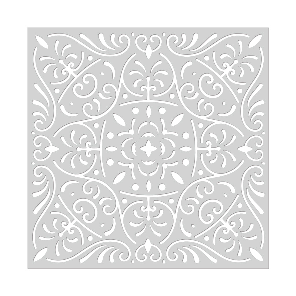 SA237 Ornate Flourish Stencil - Hero Arts