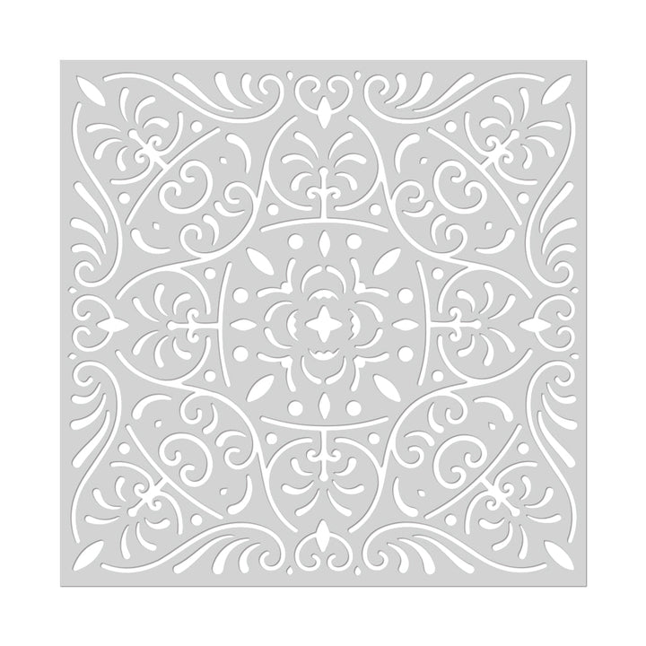 SA237 Ornate Flourish Stencil - Hero Arts