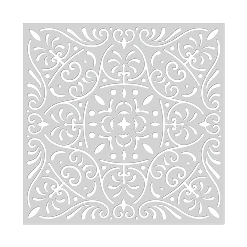 SA237 Ornate Flourish Stencil - Hero Arts