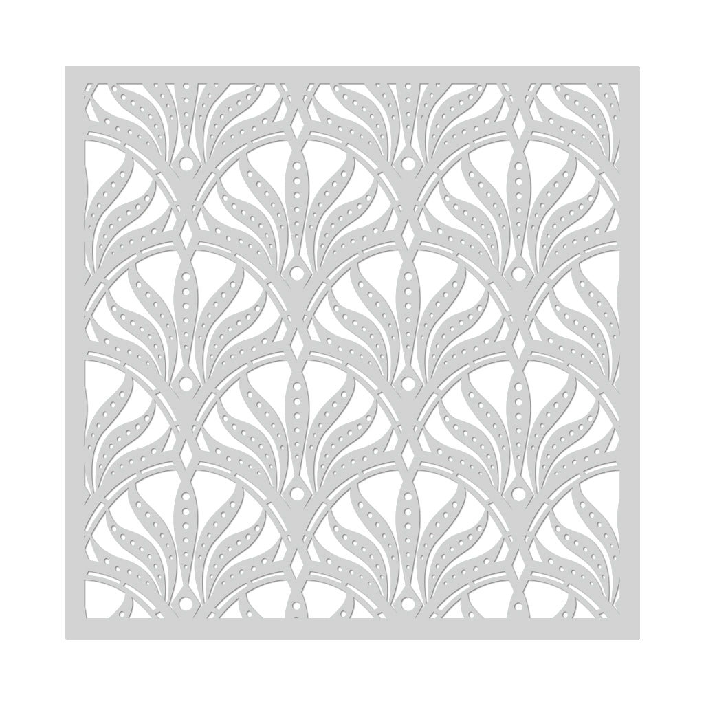 SA252 Art Deco Dancing Light Stencil - Hero Arts