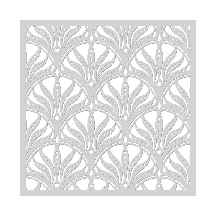 SA252 Art Deco Dancing Light Stencil - Hero Arts