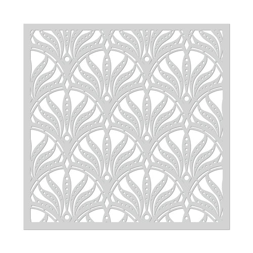 SA252 Art Deco Dancing Light Stencil - Hero Arts