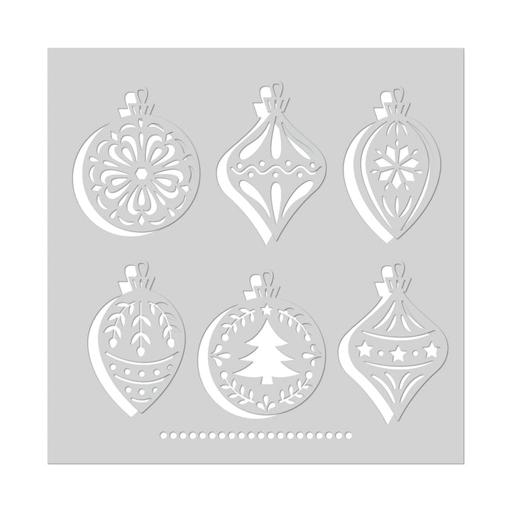 SA253 Color Layering Pop - out Ornament Stencil - Hero Arts