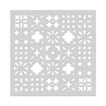 SA275 Decorative Tile Pattern Stencil - Hero Arts