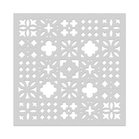 SA275 Decorative Tile Pattern Stencil - Hero Arts