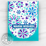 SA285 Color Layering Snowflake Stencils - Hero Arts